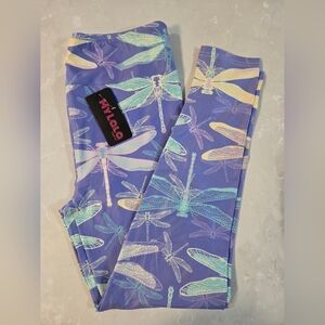 My LALA Colorful Dragonfly Print Leggings
